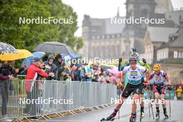 15.09.2024, Dresden, Germany (GER): Roman Rees (GER) - City Biathlon - Dresden (GER). www.nordicfocus.com. © Reichert/NordicFocus. Every downloaded picture is fee-liable.