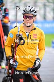 15.09.2024, Dresden, Germany (GER): Justus Strelow (GER) - City Biathlon - Dresden (GER). www.nordicfocus.com. © Reichert/NordicFocus. Every downloaded picture is fee-liable.