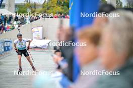 15.09.2024, Dresden, Germany (GER): Roman Rees (GER) - City Biathlon - Dresden (GER). www.nordicfocus.com. © Reichert/NordicFocus. Every downloaded picture is fee-liable.