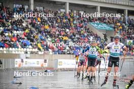 15.09.2024, Dresden, Germany (GER): Jakov Fak (SLO), Roman Rees (GER), (l-r) - City Biathlon - Dresden (GER). www.nordicfocus.com. © Reichert/NordicFocus. Every downloaded picture is fee-liable.