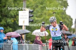 15.09.2024, Dresden, Germany (GER): Justus Strelow (GER) - City Biathlon - Dresden (GER). www.nordicfocus.com. © Reichert/NordicFocus. Every downloaded picture is fee-liable.