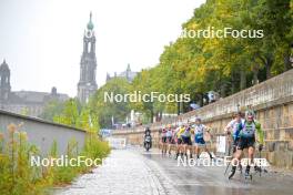 15.09.2024, Dresden, Germany (GER): Jakov Fak (SLO), Roman Rees (GER), (l-r) - City Biathlon - Dresden (GER). www.nordicfocus.com. © Reichert/NordicFocus. Every downloaded picture is fee-liable.