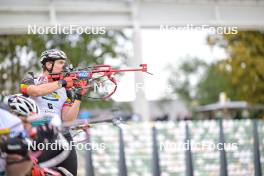 15.09.2024, Dresden, Germany (GER): Florent Claude (BEL) - City Biathlon - Dresden (GER). www.nordicfocus.com. © Reichert/NordicFocus. Every downloaded picture is fee-liable.