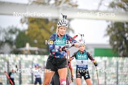 15.09.2024, Dresden, Germany (GER): Karoline Knotten (NOR) - City Biathlon - Dresden (GER). www.nordicfocus.com. © Reichert/NordicFocus. Every downloaded picture is fee-liable.