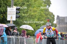 15.09.2024, Dresden, Germany (GER): Florent Claude (BEL) - City Biathlon - Dresden (GER). www.nordicfocus.com. © Reichert/NordicFocus. Every downloaded picture is fee-liable.