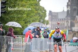 15.09.2024, Dresden, Germany (GER): Florent Claude (BEL) - City Biathlon - Dresden (GER). www.nordicfocus.com. © Reichert/NordicFocus. Every downloaded picture is fee-liable.