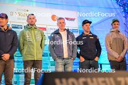 14.09.2024, Dresden, Germany (GER): Jakov Fak (SLO), Roman Rees (GER), David Komatz (AUT), Tero Seppala (FIN), (l-r) - City Biathlon - Dresden (GER). www.nordicfocus.com. © Reichert/NordicFocus. Every downloaded picture is fee-liable.