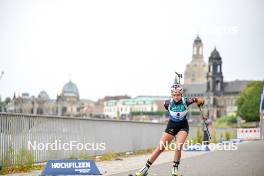 15.09.2024, Dresden, Germany (GER): Johanna Puff (GER) - City Biathlon - Dresden (GER). www.nordicfocus.com. © Reichert/NordicFocus. Every downloaded picture is fee-liable.