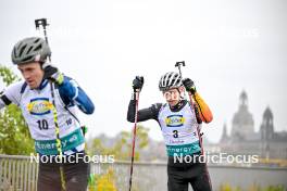 15.09.2024, Dresden, Germany (GER): Justus Strelow (GER) - City Biathlon - Dresden (GER). www.nordicfocus.com. © Reichert/NordicFocus. Every downloaded picture is fee-liable.