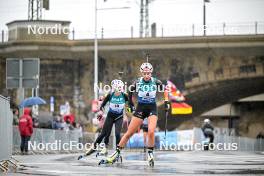 15.09.2024, Dresden, Germany (GER): Johanna Puff (GER) - City Biathlon - Dresden (GER). www.nordicfocus.com. © Reichert/NordicFocus. Every downloaded picture is fee-liable.