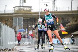 15.09.2024, Dresden, Germany (GER): Johanna Puff (GER) - City Biathlon - Dresden (GER). www.nordicfocus.com. © Reichert/NordicFocus. Every downloaded picture is fee-liable.