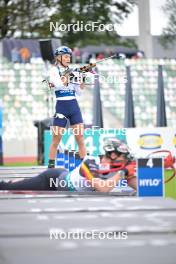 15.09.2024, Dresden, Germany (GER): Anna Gandler (AUT) - City Biathlon - Dresden (GER). www.nordicfocus.com. © Reichert/NordicFocus. Every downloaded picture is fee-liable.