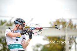 15.09.2024, Dresden, Germany (GER): Roman Rees (GER) - City Biathlon - Dresden (GER). www.nordicfocus.com. © Reichert/NordicFocus. Every downloaded picture is fee-liable.