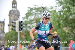 15.09.2024, Dresden, Germany (GER): Karoline Knotten (NOR) - City Biathlon - Dresden (GER). www.nordicfocus.com. © Reichert/NordicFocus. Every downloaded picture is fee-liable.