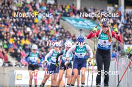 15.09.2024, Dresden, Germany (GER): Anna Andexer (AUT), Marketa Davidova (CZE), (l-r) - City Biathlon - Dresden (GER). www.nordicfocus.com. © Reichert/NordicFocus. Every downloaded picture is fee-liable.