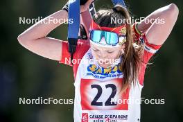 22.03.2024, Meribel, France (FRA): Zabou Mellouet Achard (FRA) - French Championships biathlon, mass, Meribel (FRA). www.nordicfocus.com. © Thibaut/NordicFocus. Every downloaded picture is fee-liable.