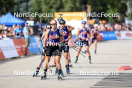 31.08.2024, Annecy, France (FRA): Justine Braisaz-Bouchet (FRA) - Martin Fourcade Nordic Festival Biathlon, Annecy (FRA). www.nordicfocus.com. © Manzoni/NordicFocus. Every downloaded picture is fee-liable.