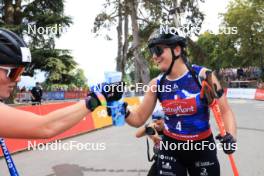 31.08.2024, Annecy, France (FRA): Julia Simon (FRA) - Martin Fourcade Nordic Festival Biathlon, Annecy (FRA). www.nordicfocus.com. © Manzoni/NordicFocus. Every downloaded picture is fee-liable.