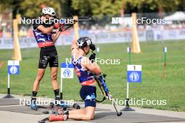 31.08.2024, Annecy, France (FRA): Eric Perrot (FRA) - Martin Fourcade Nordic Festival Biathlon, Annecy (FRA). www.nordicfocus.com. © Manzoni/NordicFocus. Every downloaded picture is fee-liable.