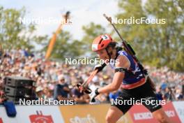 31.08.2024, Annecy, France (FRA): Justine Braisaz-Bouchet (FRA) - Martin Fourcade Nordic Festival Biathlon, Annecy (FRA). www.nordicfocus.com. © Manzoni/NordicFocus. Every downloaded picture is fee-liable.