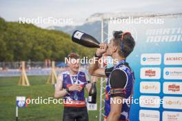 31.08.2024, Annecy, France (FRA): Eric Perrot (FRA) - Martin Fourcade Nordic Festival Biathlon, Annecy (FRA). www.nordicfocus.com. © Thibaut/NordicFocus. Every downloaded picture is fee-liable.