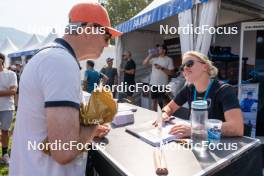 31.08.2024, Annecy, France (FRA): Sophie Chauveau (FRA) - Martin Fourcade Nordic Festival Biathlon, Annecy (FRA). www.nordicfocus.com. © Thibaut/NordicFocus. Every downloaded picture is fee-liable.