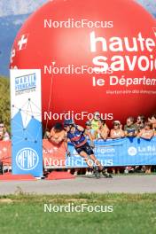 31.08.2024, Annecy, France (FRA): Quentin Fillon Maillet (FRA) - Martin Fourcade Nordic Festival Biathlon, Annecy (FRA). www.nordicfocus.com. © Manzoni/NordicFocus. Every downloaded picture is fee-liable.