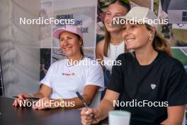 31.08.2024, Annecy, France (FRA): Caroline Colombo (FRA), Chloe Chevalier (FRA) - Martin Fourcade Nordic Festival Biathlon, Annecy (FRA). www.nordicfocus.com. © Thibaut/NordicFocus. Every downloaded picture is fee-liable.