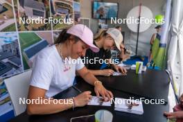 31.08.2024, Annecy, France (FRA): Caroline Colombo (FRA), Chloe Chevalier (FRA) - Martin Fourcade Nordic Festival Biathlon, Annecy (FRA). www.nordicfocus.com. © Thibaut/NordicFocus. Every downloaded picture is fee-liable.