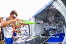 30.08.2024, Annecy, France (FRA): Event Feature: Roy energy laser shooting - Martin Fourcade Nordic Festival Biathlon, Annecy (FRA). www.nordicfocus.com. © Manzoni/NordicFocus. Every downloaded picture is fee-liable.