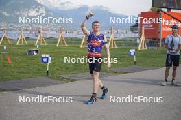 31.08.2024, Annecy, France (FRA): Sebastian Stalder (SUI) - Martin Fourcade Nordic Festival Biathlon, Annecy (FRA). www.nordicfocus.com. © Thibaut/NordicFocus. Every downloaded picture is fee-liable.