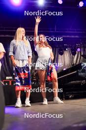 30.08.2024, Annecy, France (FRA): Anna Gandler (AUT), Lena Haecki-Gross (SUI), (l-r) - Martin Fourcade Nordic Festival Biathlon, Annecy (FRA). www.nordicfocus.com. © Manzoni/NordicFocus. Every downloaded picture is fee-liable.