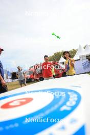 30.08.2024, Annecy, France (FRA): Event Feature: kids fun with plastic darts - Martin Fourcade Nordic Festival Biathlon, Annecy (FRA). www.nordicfocus.com. © Manzoni/NordicFocus. Every downloaded picture is fee-liable.