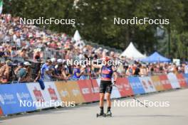 31.08.2024, Annecy, France (FRA): Justine Braisaz-Bouchet (FRA) - Martin Fourcade Nordic Festival Biathlon, Annecy (FRA). www.nordicfocus.com. © Manzoni/NordicFocus. Every downloaded picture is fee-liable.