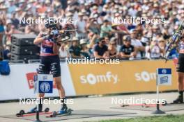 31.08.2024, Annecy, France (FRA): Julia Simon (FRA) - Martin Fourcade Nordic Festival Biathlon, Annecy (FRA). www.nordicfocus.com. © Manzoni/NordicFocus. Every downloaded picture is fee-liable.