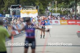 31.08.2024, Annecy, France (FRA): Justine Braisaz-Bouchet (FRA) - Martin Fourcade Nordic Festival Biathlon, Annecy (FRA). www.nordicfocus.com. © Thibaut/NordicFocus. Every downloaded picture is fee-liable.