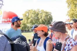 30.08.2024, Annecy, France (FRA): Martin Fourcade (FRA) - Martin Fourcade Nordic Festival Biathlon, Annecy (FRA). www.nordicfocus.com. © Manzoni/NordicFocus. Every downloaded picture is fee-liable.