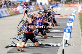 31.08.2024, Annecy, France (FRA): Justine Braisaz-Bouchet (FRA) - Martin Fourcade Nordic Festival Biathlon, Annecy (FRA). www.nordicfocus.com. © Manzoni/NordicFocus. Every downloaded picture is fee-liable.