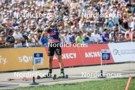 31.08.2024, Annecy, France (FRA): Justine Braisaz-Bouchet (FRA) - Martin Fourcade Nordic Festival Biathlon, Annecy (FRA). www.nordicfocus.com. © Manzoni/NordicFocus. Every downloaded picture is fee-liable.