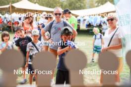 30.08.2024, Annecy, France (FRA): Event Feature: public uses the amusement at Greenweez - Martin Fourcade Nordic Festival Biathlon, Annecy (FRA). www.nordicfocus.com. © Manzoni/NordicFocus. Every downloaded picture is fee-liable.