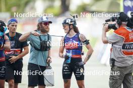 31.08.2024, Annecy, France (FRA): Lou Jeanmonnot (FRA) - Martin Fourcade Nordic Festival Biathlon, Annecy (FRA). www.nordicfocus.com. © Thibaut/NordicFocus. Every downloaded picture is fee-liable.