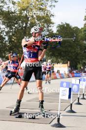 31.08.2024, Annecy, France (FRA): Jakov Fak (SLO) - Martin Fourcade Nordic Festival Biathlon, Annecy (FRA). www.nordicfocus.com. © Manzoni/NordicFocus. Every downloaded picture is fee-liable.