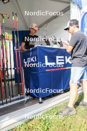 30.08.2024, Annecy, France (FRA): Event Feature: Leki provides informations and equipment - Martin Fourcade Nordic Festival Biathlon, Annecy (FRA). www.nordicfocus.com. © Manzoni/NordicFocus. Every downloaded picture is fee-liable.