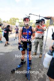 31.08.2024, Annecy, France (FRA): Sophie Chauveau (FRA) - Martin Fourcade Nordic Festival Biathlon, Annecy (FRA). www.nordicfocus.com. © Manzoni/NordicFocus. Every downloaded picture is fee-liable.