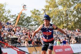 31.08.2024, Annecy, France (FRA): Quentin Fillon Maillet (FRA) - Martin Fourcade Nordic Festival Biathlon, Annecy (FRA). www.nordicfocus.com. © Manzoni/NordicFocus. Every downloaded picture is fee-liable.