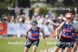 31.08.2024, Annecy, France (FRA): Julia Simon (FRA) - Martin Fourcade Nordic Festival Biathlon, Annecy (FRA). www.nordicfocus.com. © Thibaut/NordicFocus. Every downloaded picture is fee-liable.