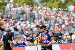 31.08.2024, Annecy, France (FRA): Julia Simon (FRA) - Martin Fourcade Nordic Festival Biathlon, Annecy (FRA). www.nordicfocus.com. © Manzoni/NordicFocus. Every downloaded picture is fee-liable.