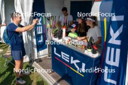 31.08.2024, Annecy, France (FRA): Ingrid Landmark Tandrevold (NOR), Lena Haecki-Gross (SUI), (l-r)  - Martin Fourcade Nordic Festival Biathlon, Annecy (FRA). www.nordicfocus.com. © Thibaut/NordicFocus. Every downloaded picture is fee-liable.