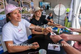 31.08.2024, Annecy, France (FRA): Caroline Colombo (FRA), Chloe Chevalier (FRA) - Martin Fourcade Nordic Festival Biathlon, Annecy (FRA). www.nordicfocus.com. © Thibaut/NordicFocus. Every downloaded picture is fee-liable.