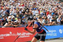 31.08.2024, Annecy, France (FRA): Julia Simon (FRA) - Martin Fourcade Nordic Festival Biathlon, Annecy (FRA). www.nordicfocus.com. © Manzoni/NordicFocus. Every downloaded picture is fee-liable.